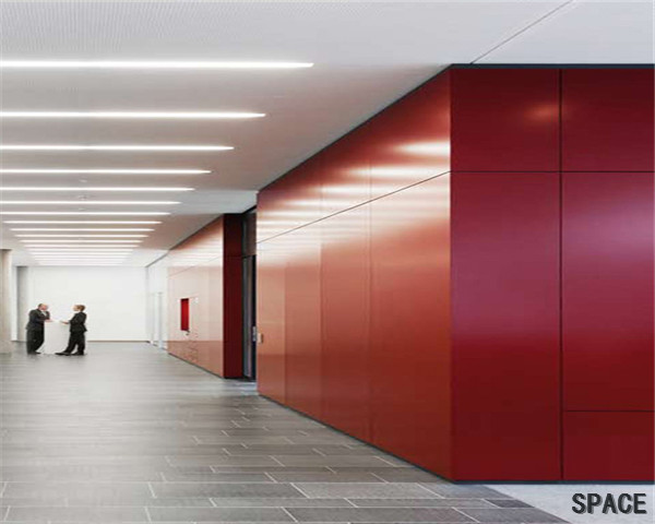 怀集挂板隔断墙，金属挂板隔断